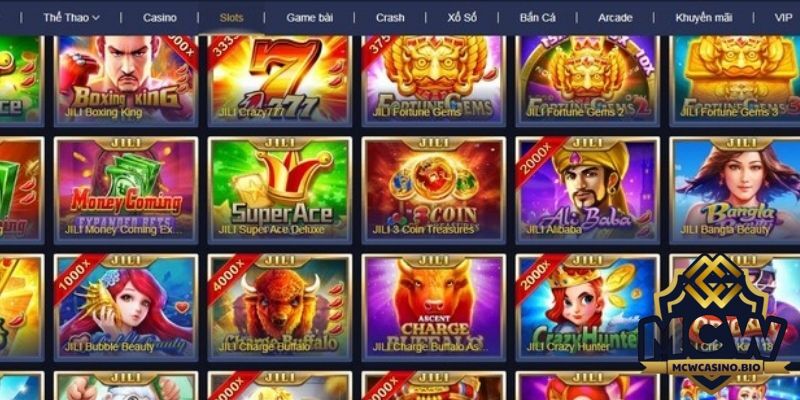 Khám phá nổ hũ MCW Casino